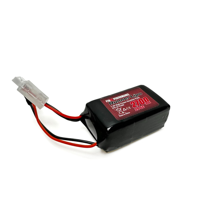 Pink Runner Rx LiPo 2S 7.4V-2700 (JR) 54x32x31mm 97g - Hump